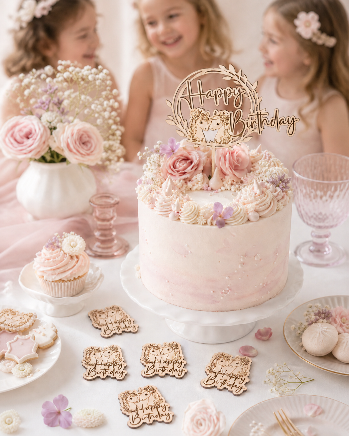Geburtstagsdekoration personalisiert – liebevolle Details für euren Cake besonderen Tag