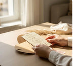 Patenbrief aus Holz mit Briefumschlag – personalisierte Patenbrief Urkunde zur Taufe