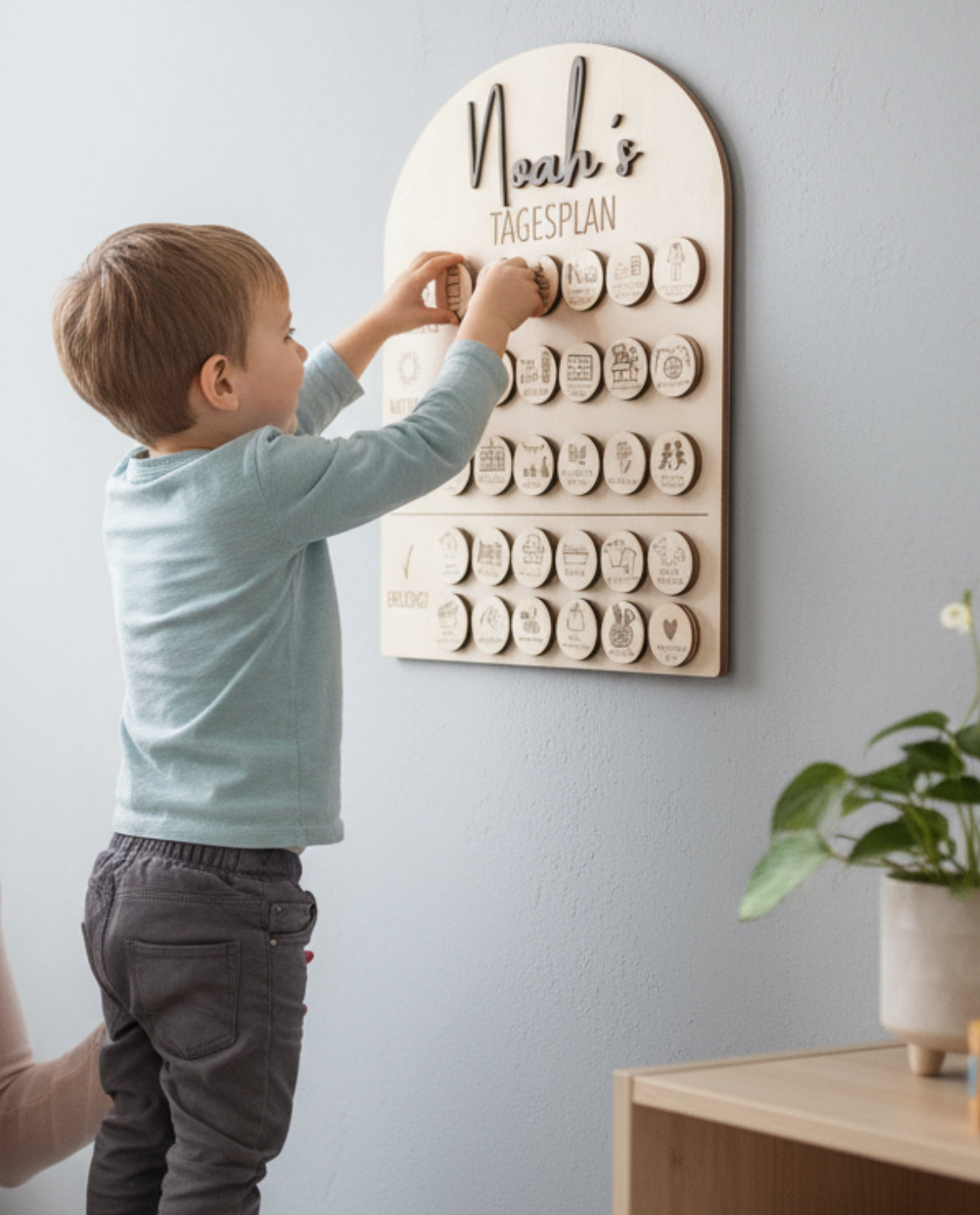Personalisiertes Türschild Holz mit Name – Namensschild Kinderzimmer