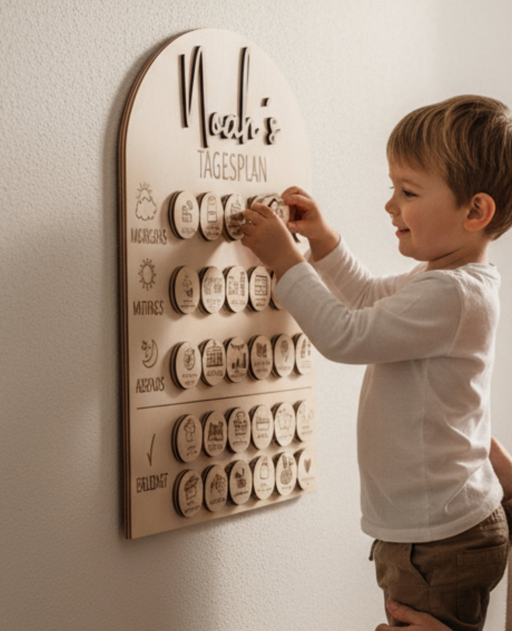 Personalisiertes Türschild Holz mit Name – Namensschild Kinderzimmer