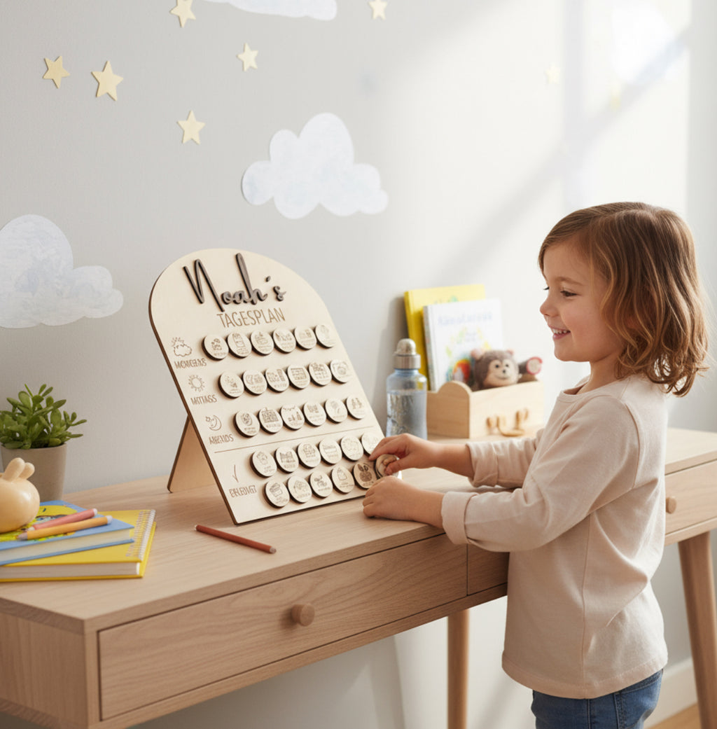 Personalisiertes Türschild Holz mit Name – Namensschild Kinderzimmer
