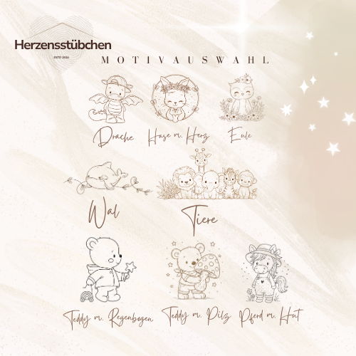 Personalisiertes Türschild Holz mit Name – Namensschild Kinderzimmer