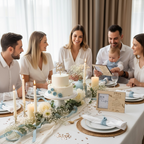 Patenbrief mit Fotorahmen zur Taufe – personalisiert aus Holz