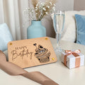 Geldgeschenk Geburtstag aus Holz – personalisiert mit Gravur