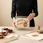 Personalisierte Geldgeschenkverpackung aus Holz für runde Geburtstage – mit Name & Wunschalter