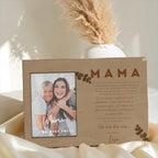 Personalisierter Fotorahmen für Mama mit Foto und persönlichen Worten
