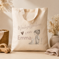 Personalisierter Kinderbeutel mit Namen – Baumwollbeutel für Kindergarten, Schule und Freizeit